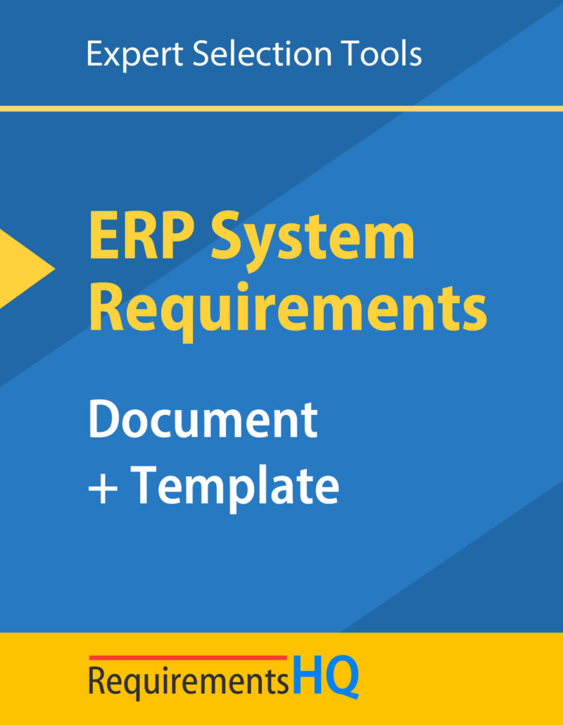 ERP System Requirements Document Template Biz1Content